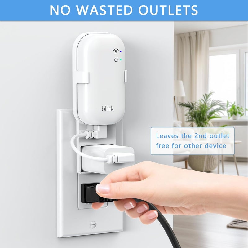 Gresus Outlet Wall Mount for Blink Sync Module Core, Sync Module Mount Holder for Blink Outdoor/Indoor Security Camera, No Drilling No Messy Wires Camera Mount with Short Cable (1Pack) - Image 2